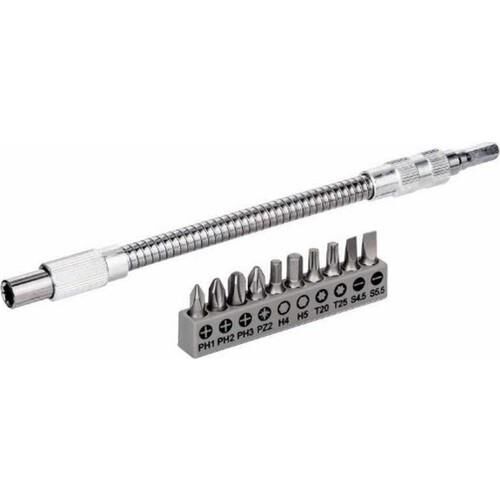 Bosch 10 Parça Vidalama+Uzatma Adaptörü 20cm