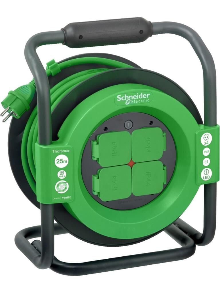 THORSMAN KLASİK TİP TOPRAKLI KABLO MAKARASI IP44  3X2,5MM 25 MT