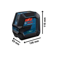 BOSCH GLL 2-15 G + LB 10 + Ceiling Clip, Case 0601063W02