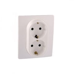 Legrand Salbei 2li Topraklı Priz Beyaz | 767116