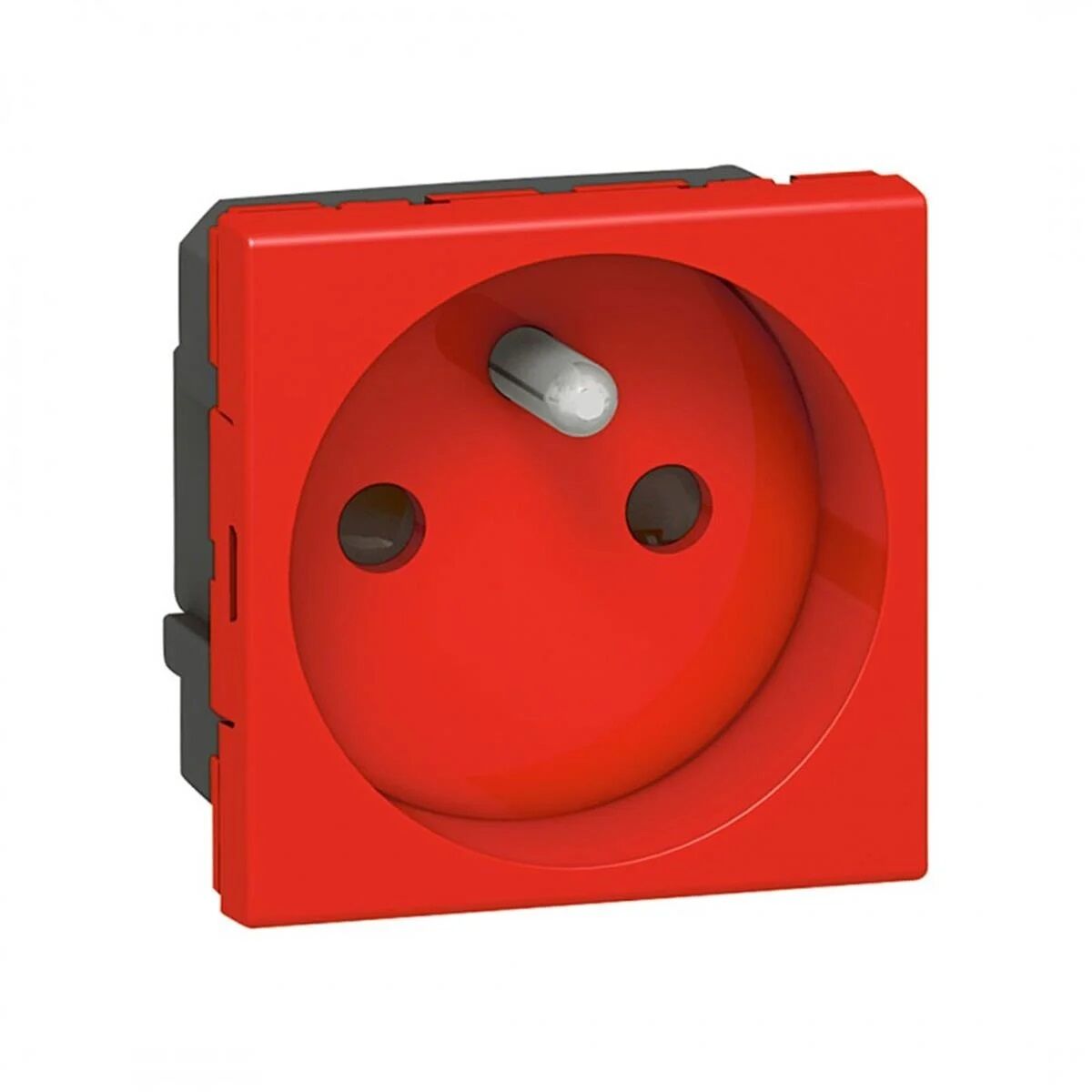 Legrand Armada Kırmızı Antimikrobiyel Fransız Standardı Topraklı Priz-Ups 2P+T 2M | 077118