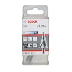 BOSCH HSS 12 KADEMELİ MATKAP UCU 6-39MM 2608597521