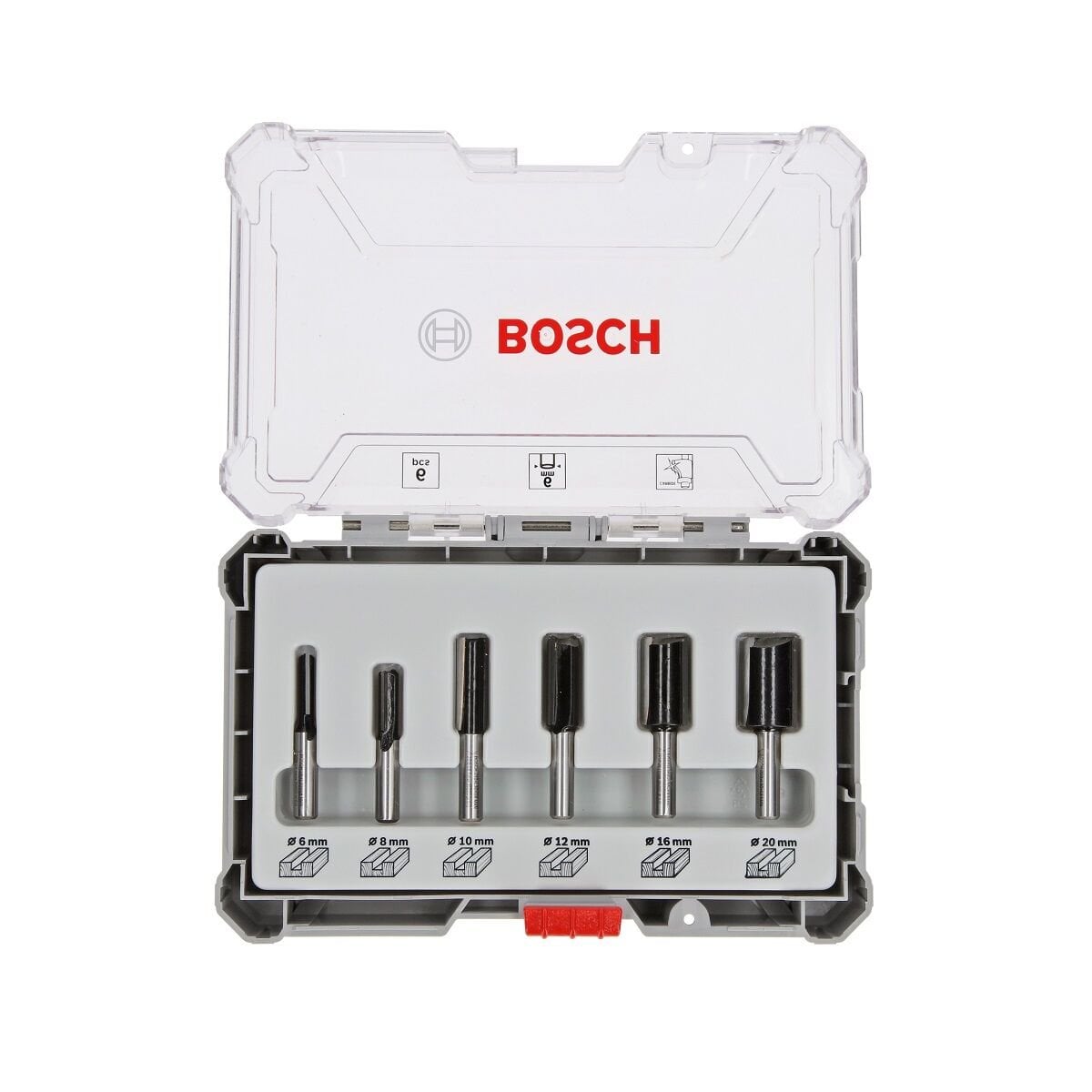Bosch Freze Seti 6 Parça Düz 6 mm (Pro) 2607017465