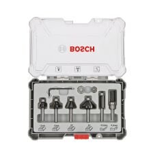 Bosch Freze Seti 6 Parça Karışık 8 mm (Pro) 2607017469