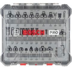 Bosch Freze Seti 30 Parça Karışık 6 mm (Pro) 2607017474