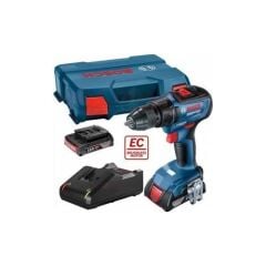 Bosch GSB 18V-50 2Ah Çift Akülü Darbeli Delme Vidalama Makinesi