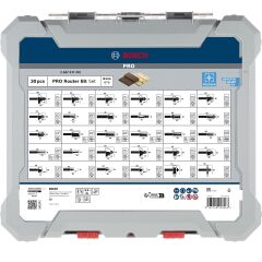 BOSCH FREZE SETİ 30 PARÇA KARIŞIK 8 MM PRO 2607017475