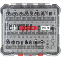 BOSCH FREZE SETİ 30 PARÇA KARIŞIK 8 MM PRO 2607017475