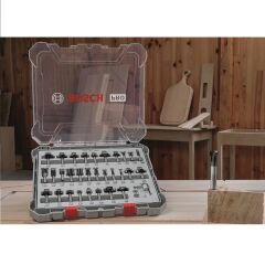 BOSCH FREZE SETİ 30 PARÇA KARIŞIK 8 MM PRO 2607017475