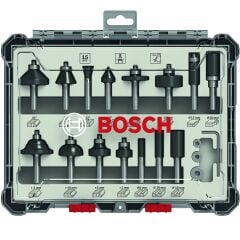 Bosch Freze Seti 15 Parça Karışık 8mm Pro 2607017472