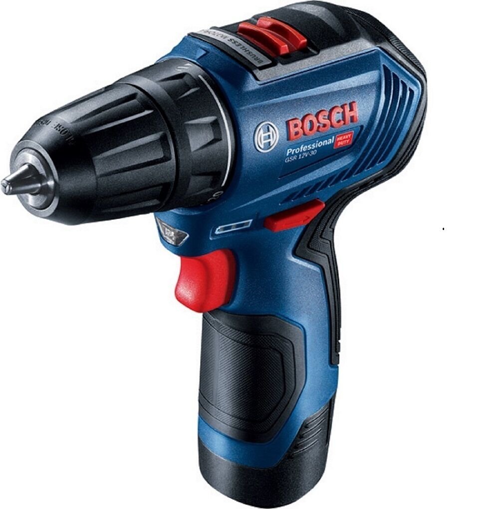 Bosch GSR 12V-30 2Ah Çift Akülü Delme Vidalama Makinesi