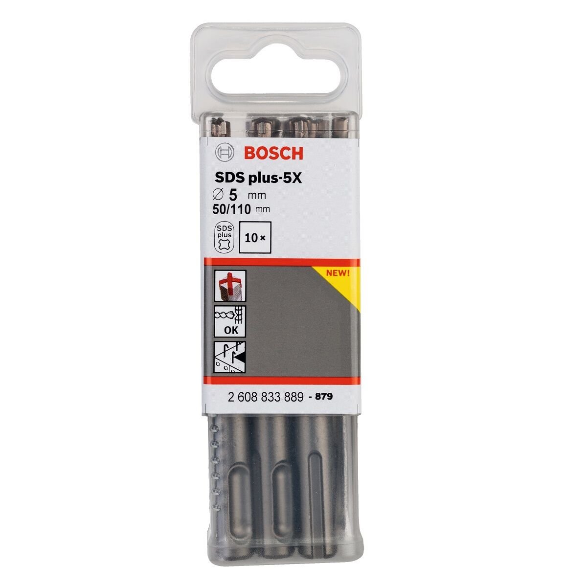 BOSCH SDS PLUS-5X K-DELİCİ UCU 5*110MM 10*LU 2608833889