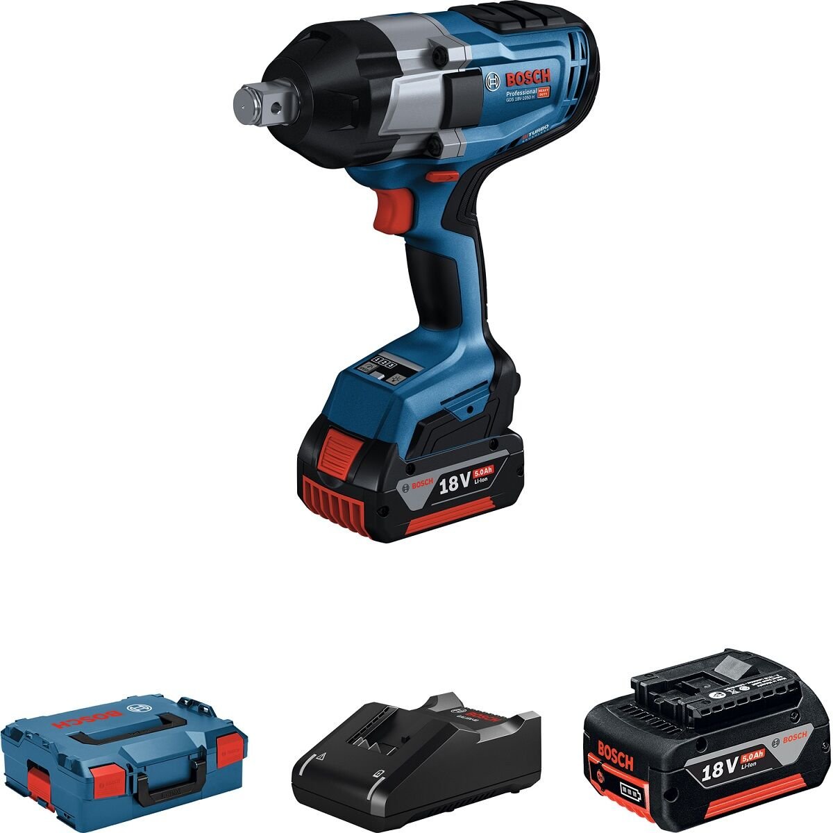 BOSCH GDS 18V-1050 H AKÜLÜ DARBELİ SOMUN SIKMA 06019J8522