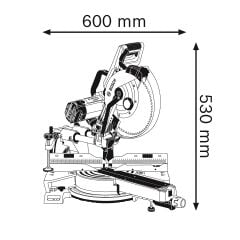 Bosch GCM 12 SDE Gönye Kesme 0601B23100