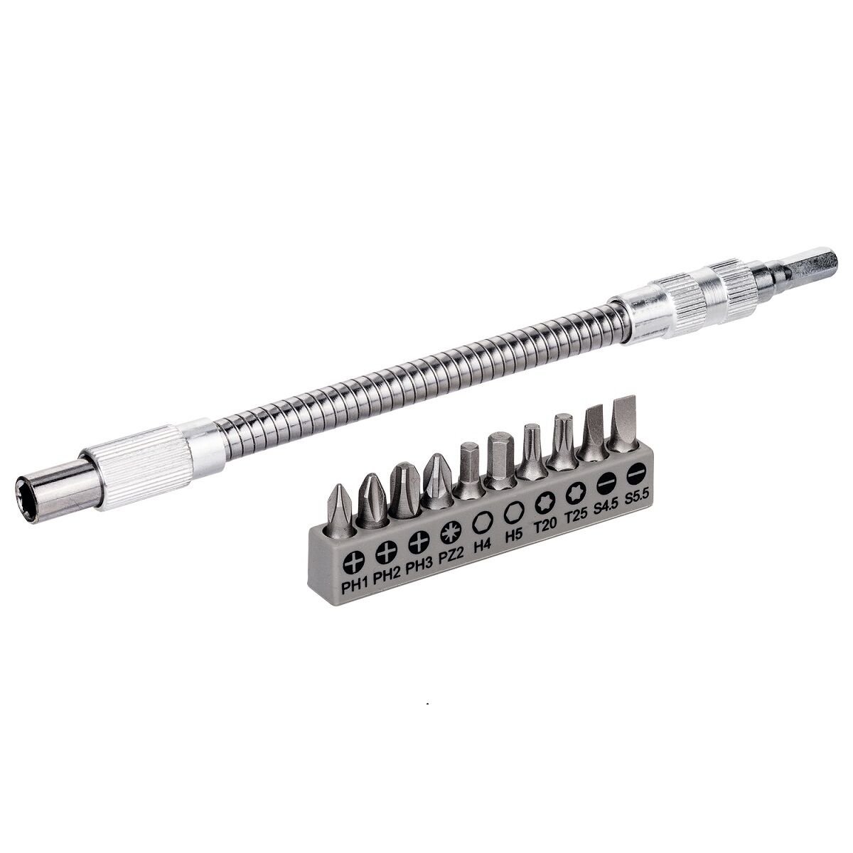 Bosch 10 Parça Vidalama + Uzatma Adaptörü 20cm 2608522376