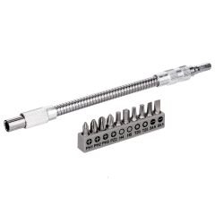 Bosch 10 Parça Vidalama + Uzatma Adaptörü 20cm 2608522376