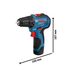 BOSCH GSR 12V-30 + 39 PARÇA VİDALAMA SETİ 06019G9001