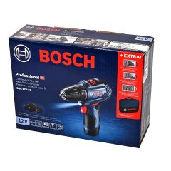 BOSCH GSR 12V-30 + 39 PARÇA VİDALAMA SETİ 06019G9001