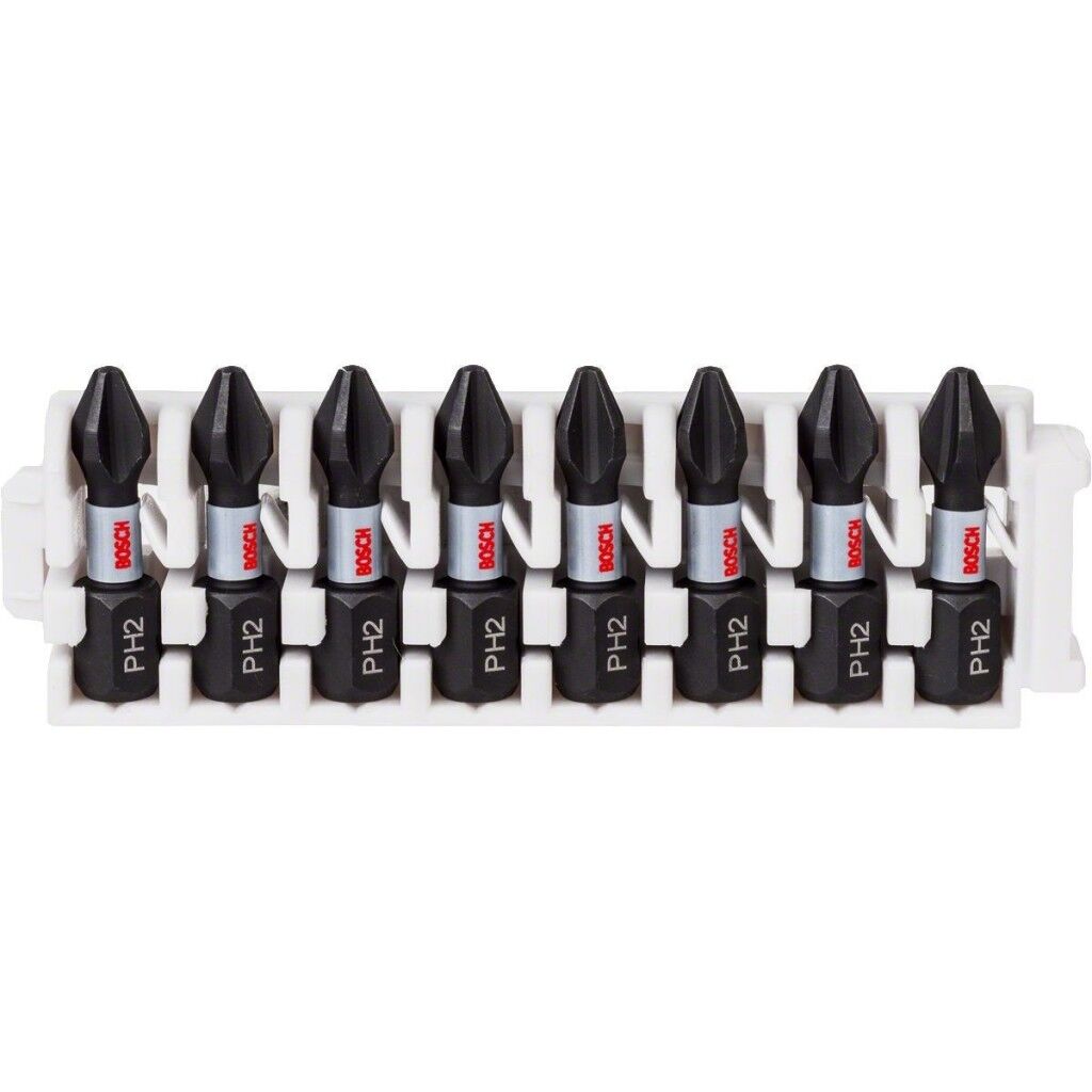 Bosch İmpact Control Vidalama Çift Uç PH2x25mm 8'li