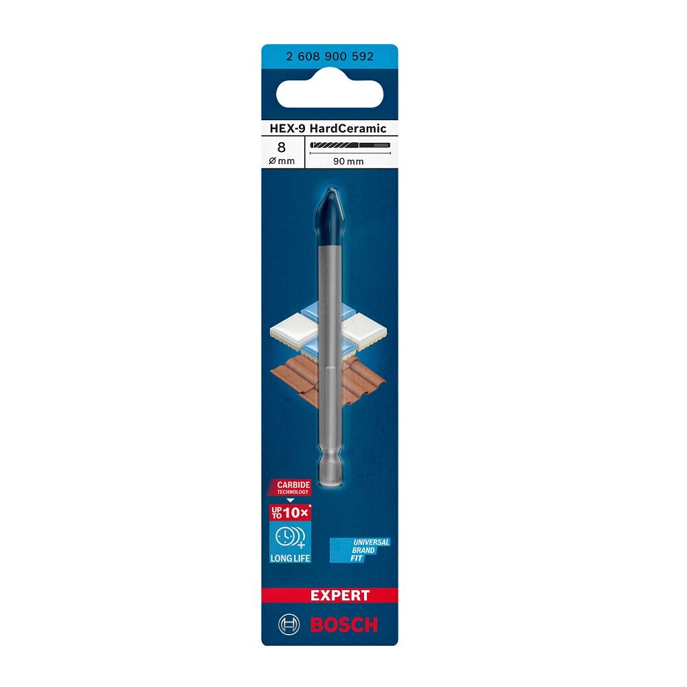 BOSCH EXP HEX-9 HARD CERAMİC MATKAP UCU 8X90 MM 2608900592