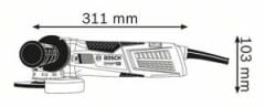 Bosch GWX 17-125 S Avuç Taşlama (X-Lock)