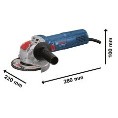 Bosch GWX 750 Avuç Taşlama (X-Lock) 06017C9000