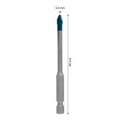 BOSCH EXP HEX-9 HARD CERAMİC MATKAP UCU 5X90 MM 2608900589