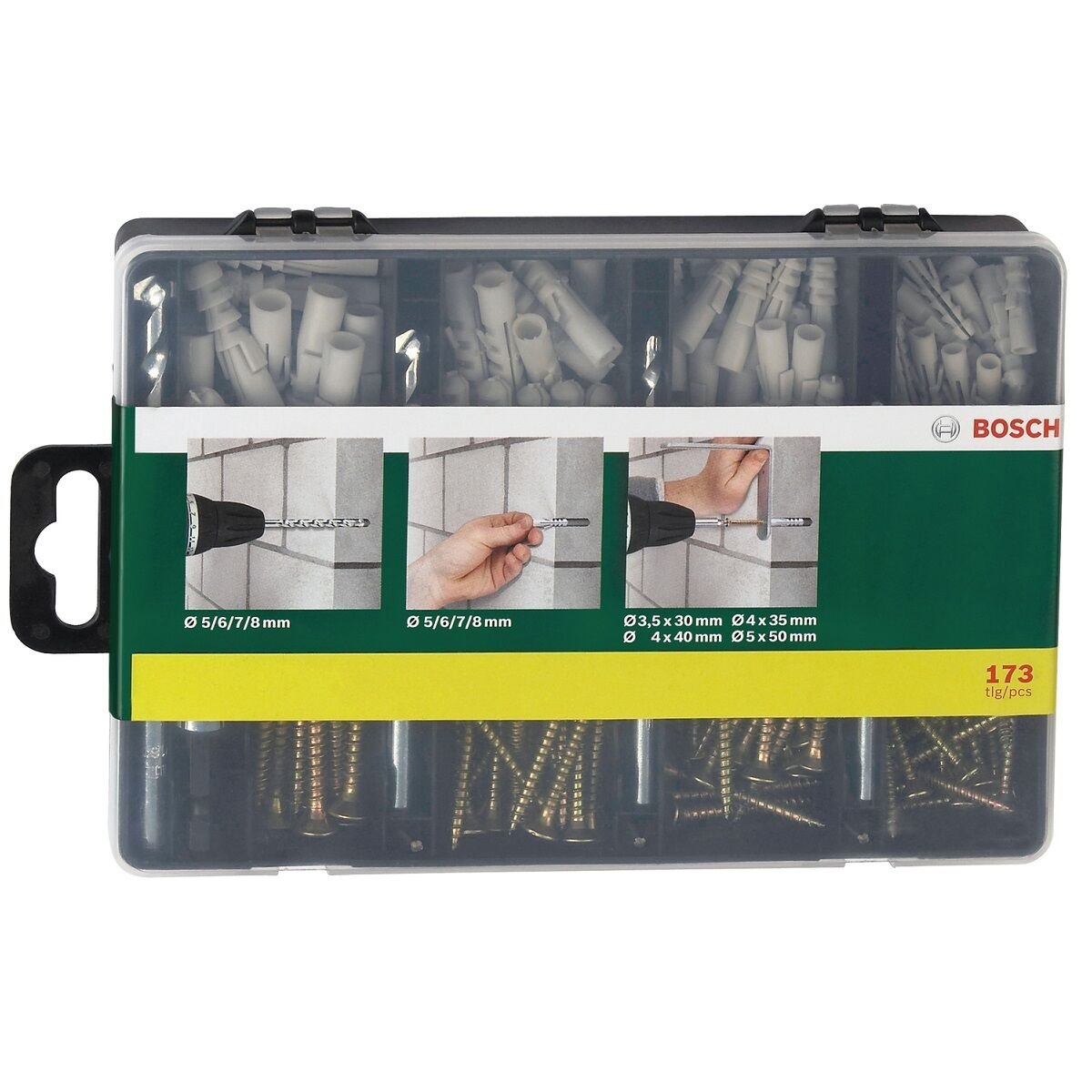 Bosch DIY 173 Parça Delme & Vidalama Seti 2607019511