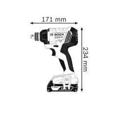 BOSCH GDX 180-LI SOMUN SIKMA (2x2.0AH;PLASTİK) 06019G5223