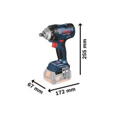 BOSCH GDS 18V-400 DARBELİ SOMUN SIKMA MAKİNESİ 06019K0020