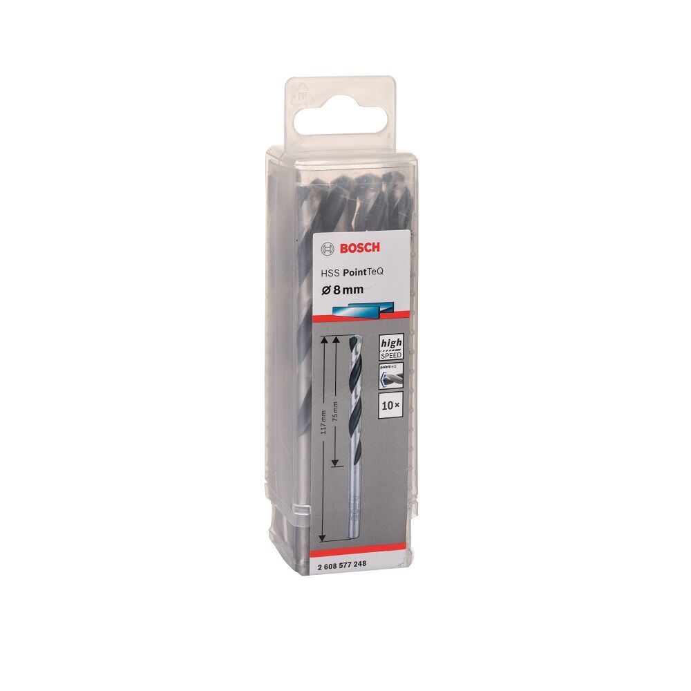 HSSPointTeQ Metal Matkap Ucu 8,0mm 10'lu