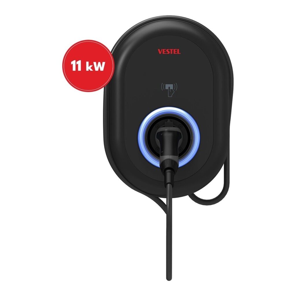 Vestel EVC04 11 kW Kablolu Elektrikli Araç Şarj İstasyonu