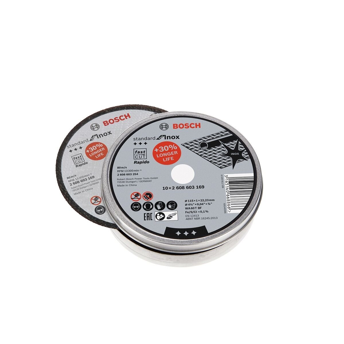 SDInox Rap.Kesme Taşı 115*1,0 mm10'lu