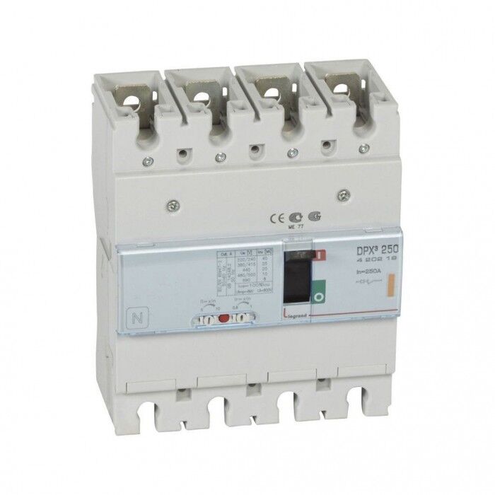 DPX³ 160serisi kompakt şalter 4 kutup Icu:25kA standart tip 125A 400V AC