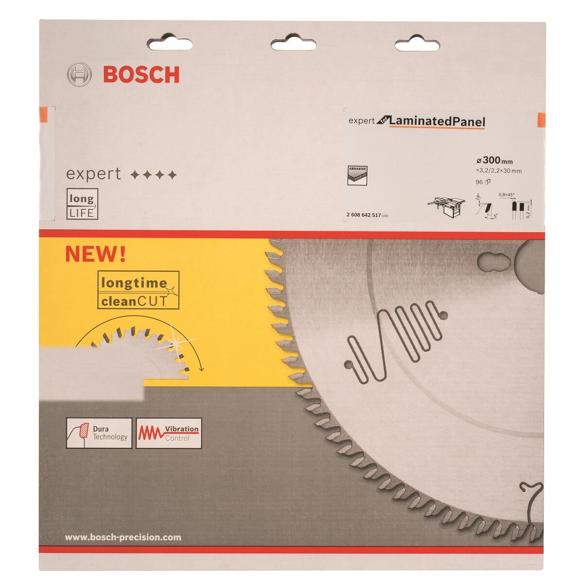BOSCH EXLP DAİRE TEST. BIÇ. 300*30 MM 96 D T