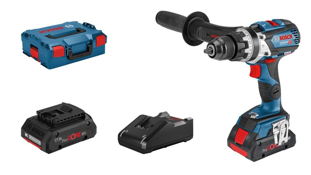 BOSCH GSB 18V-110C(2x4.0AhPC+GAL18V-40)