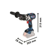 Bosch GSB 18V-110 C Çift Akülü 4 Ah Vidalama Makinesi 06019G030B