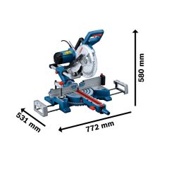 BOSCH GCM 254 D Gönye Kesme Makinesi