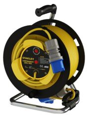 STANLEY PMC-27315-F PLS BOBİN Ã˜280 IP44 F TYPE(SCHUKO) 3G1,5 25+2M SARI KABLO