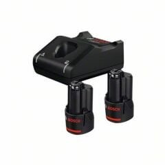 BOSCH 12V BAŞLANGIÇ SETİ 2x2.0 Ah + GAL 12V-40