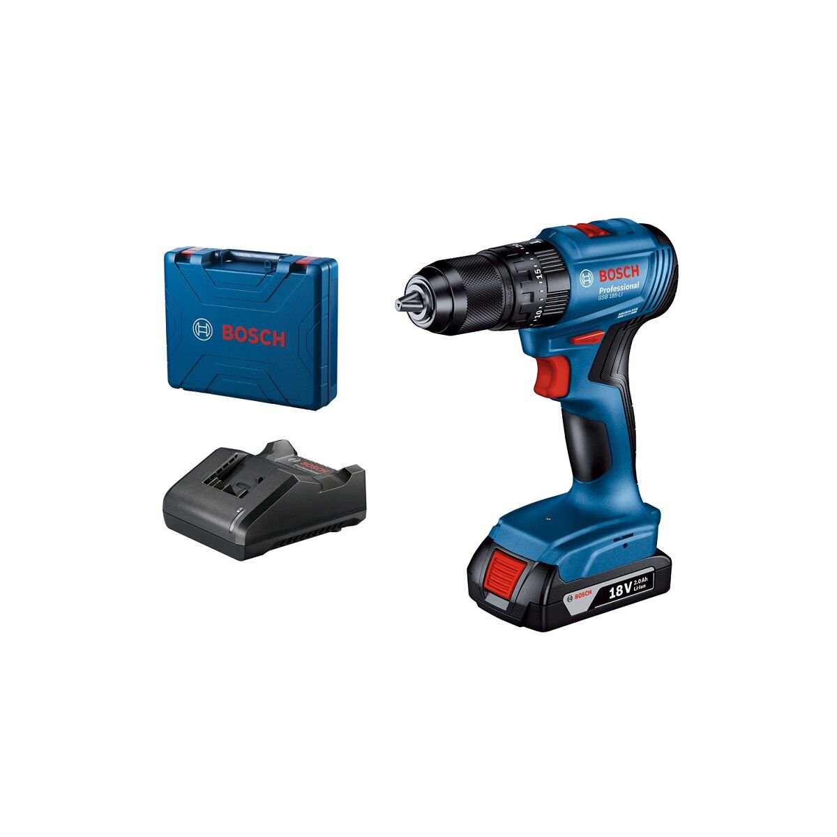 BOSCH AKÜLÜ DARBELİ MATKAP GSB 185-LI