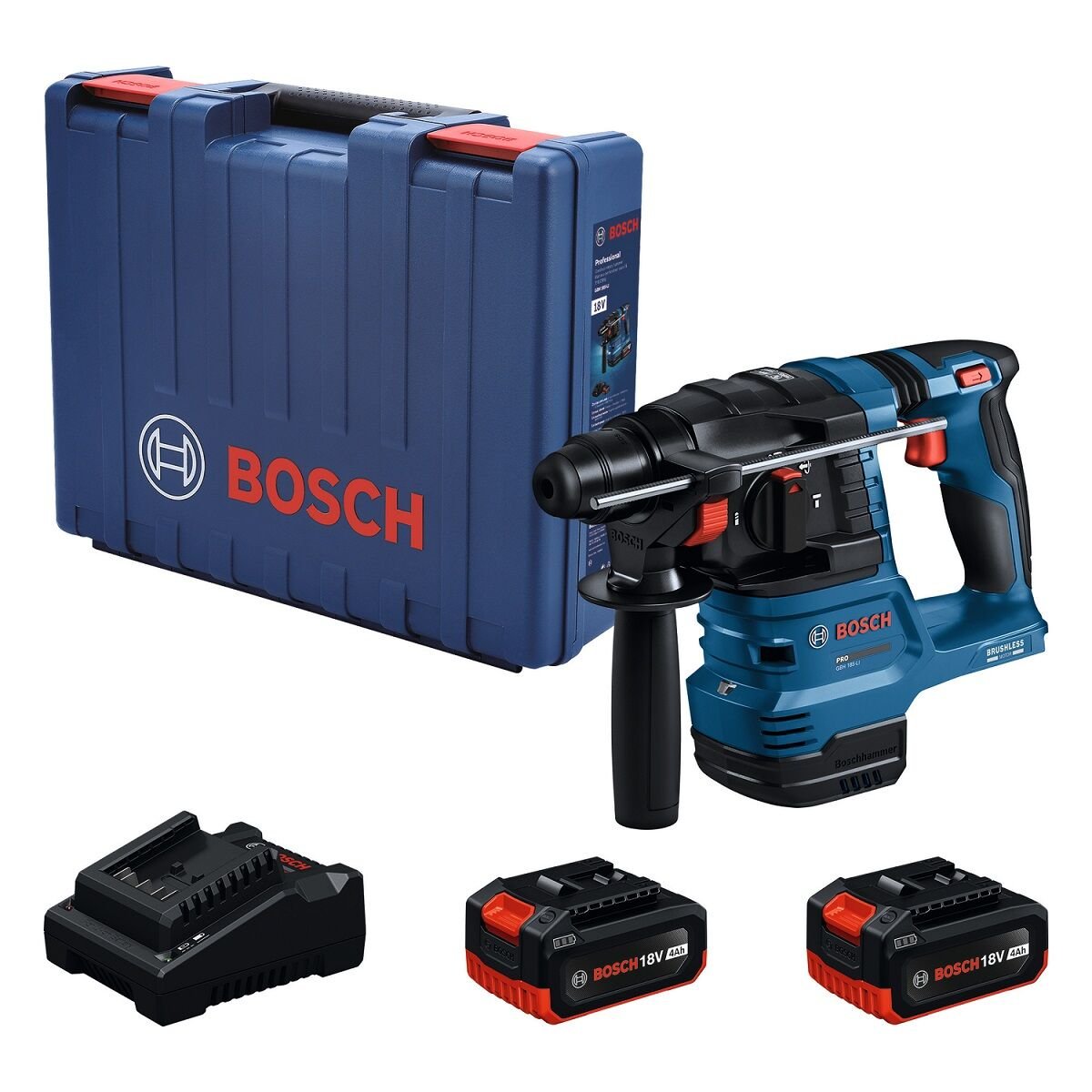 BOSCH GBH 185-LI AKÜLÜ KIRICI DELİCİ 2X4.0AH 0611924021