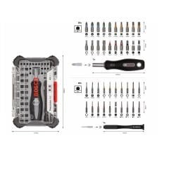 42 PARÇA HASSAS VİDALAMA UCU SETİ