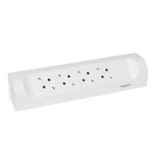 MULTISCH 4X2P+T ANG A CBL BL
