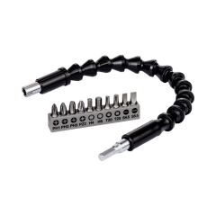 Bosch 10 Parça Vidalama+Uzatma Adaptörü 30cm 2608522377