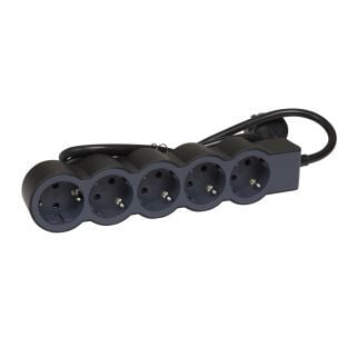 MULTISCH 5X2P+T ROTACBL 3M B/N