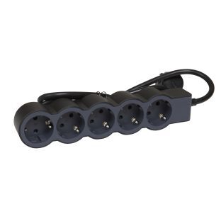 MULTISCH 5X2P+T ROTACBL 3M B/N