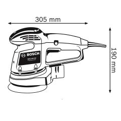 BOSCH GEX 34-125 EKSANTRİK ZIMPARA MAKİNESİ 0601372300