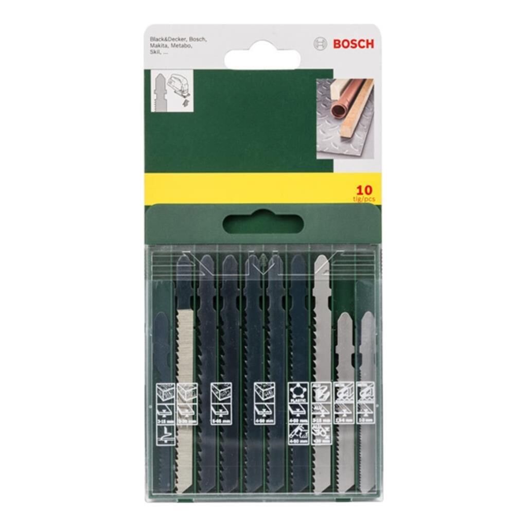 Bosch Karışık Dekupaj Testere Seti 10'lu