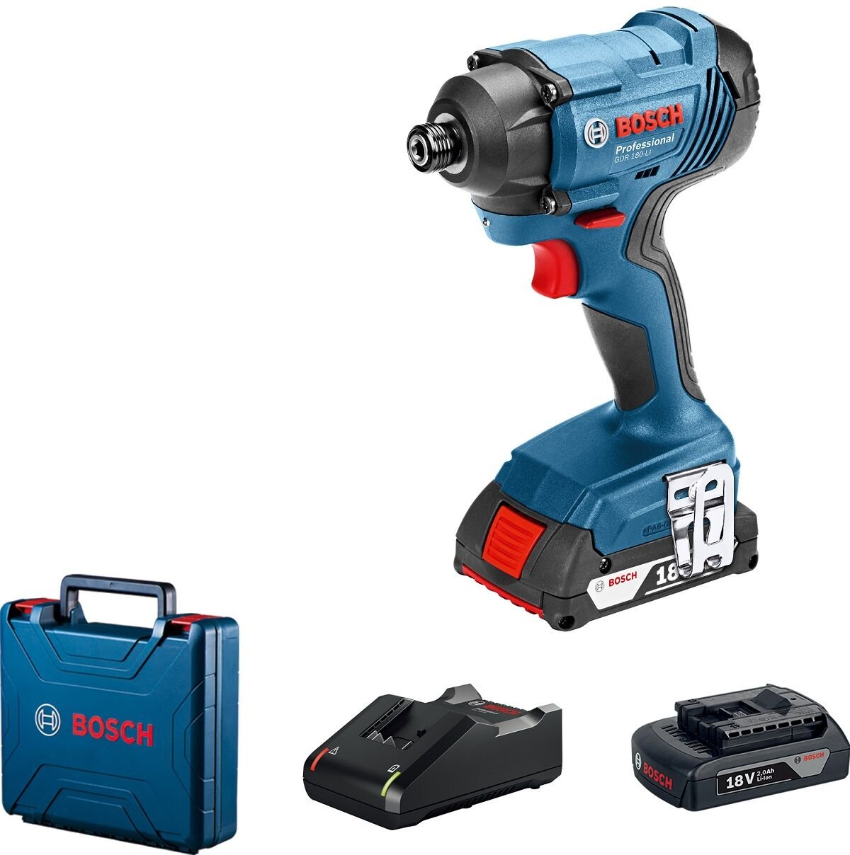 BOSCH GDR 180-LI SOMUN SIKMA (2x2.0Ah;Plastik)